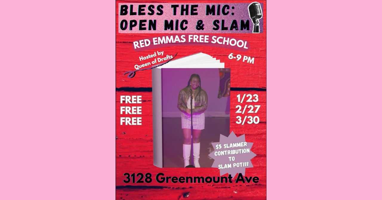 Bless the Mic: Open Mic & Slam with Queen of Drafts
