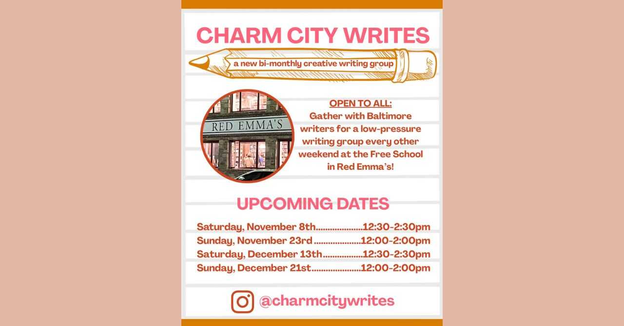 Charm City Writes November 23