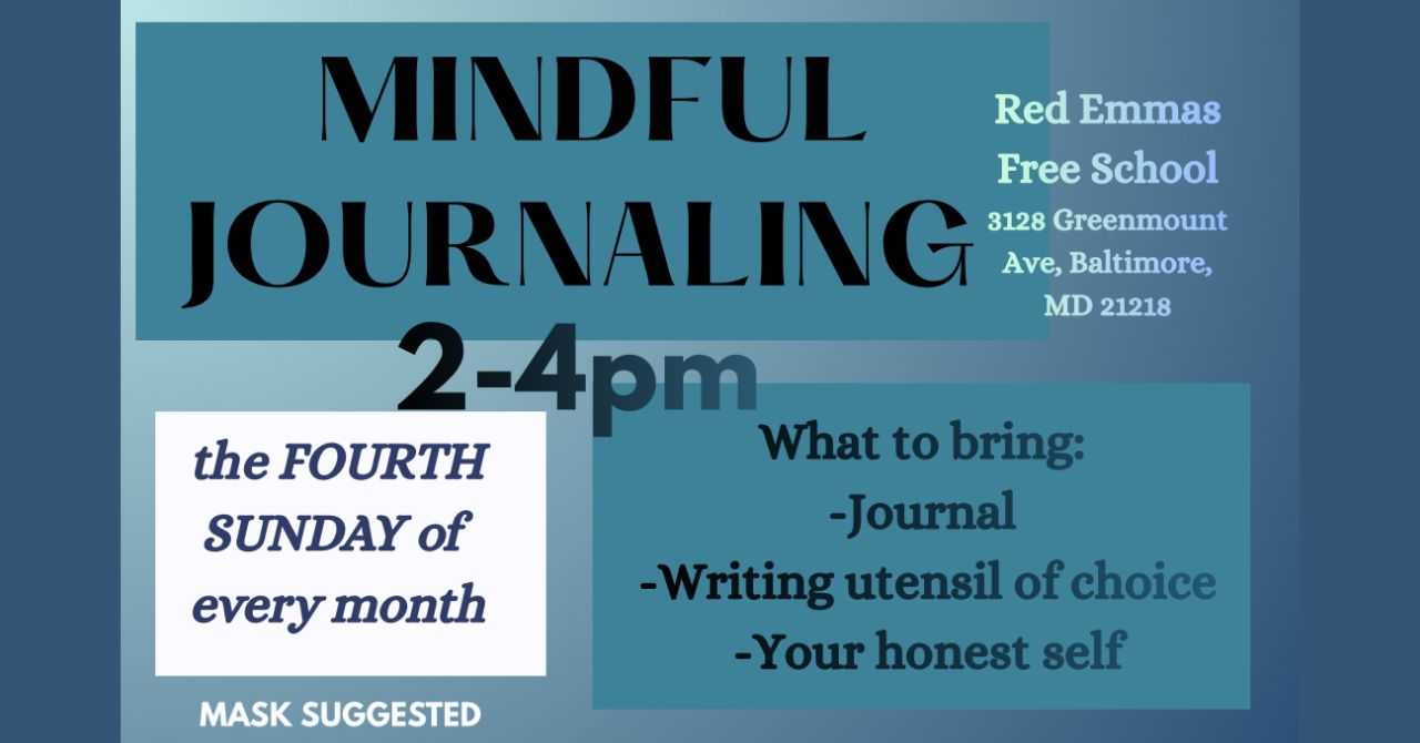 Mindful Journaling August 2026 