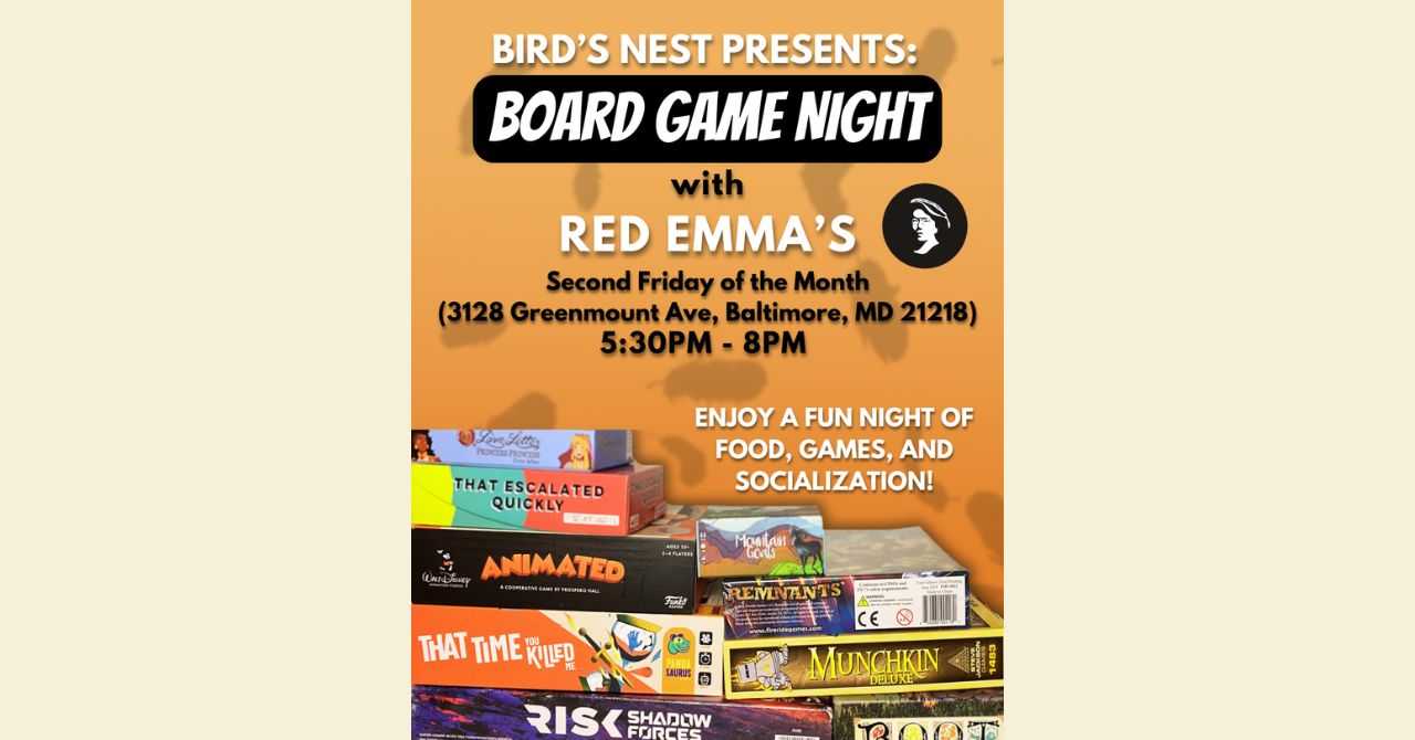 Bird's Nest Presents: Monthly Board Game Night (February 2026)