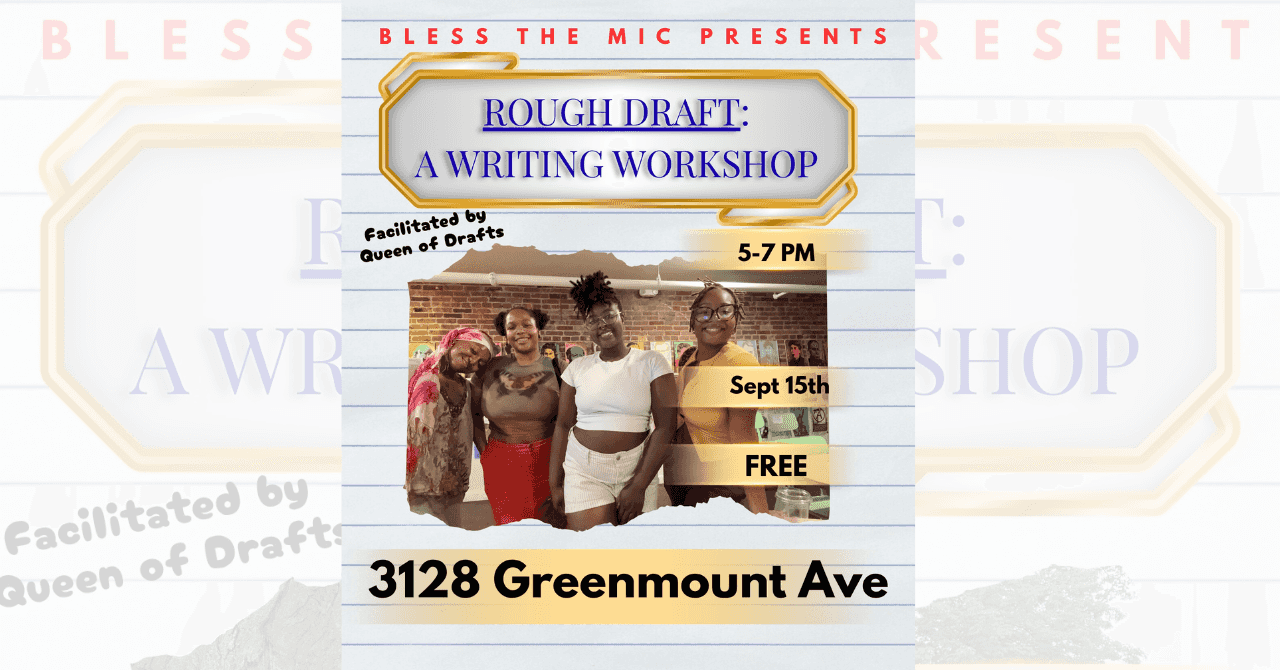 Rough Draft: A Writing Workshop with Queen of Drafts (September 2026)